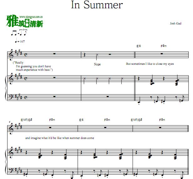 summer钢琴曲谱简谱_卡农钢琴曲谱简谱(3)