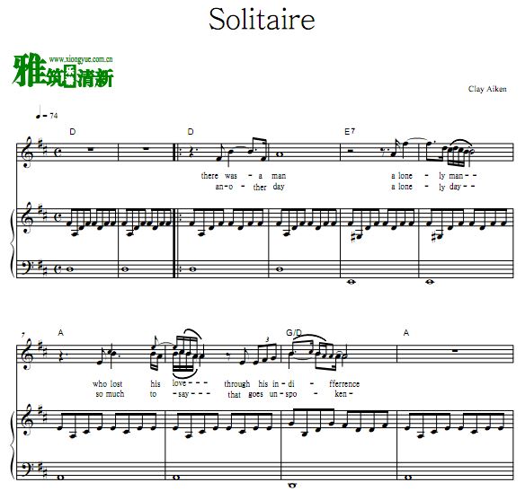 ClayAiken - Solitaireٰ 