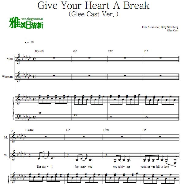 ֺϳŰ Give Your Heart A Break (Glee Cast Ver.)ٰ