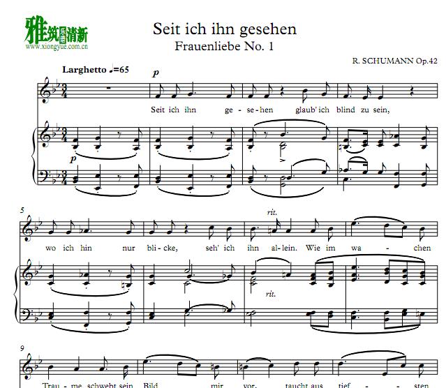  - Seit Ich Ihn Gesehenٰ