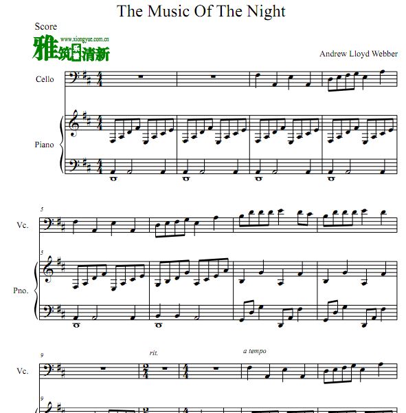 The Music Of The Nightٸٶ ҹ֮´ٸٰ