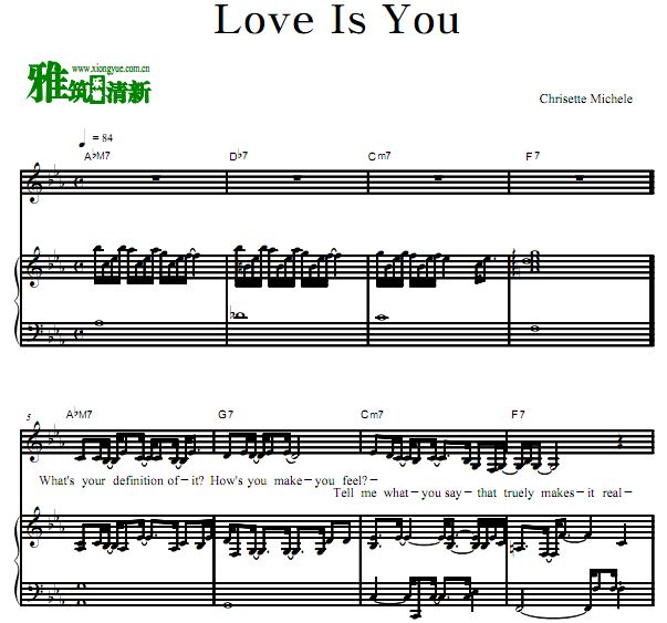 Chrisette Michele - Love is youٰ 