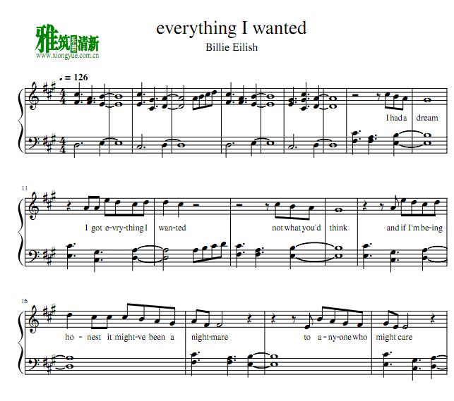 Billie Eilish - Everything i wanted