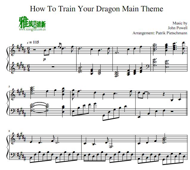 Patrik PietschmannHow to Train Your Dragon Main Theme