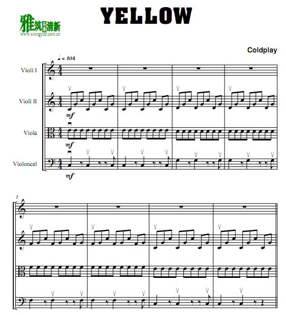 Coldplay - Yellow-