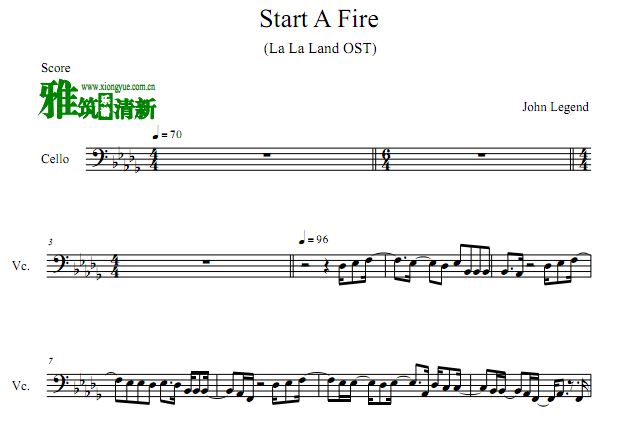 la la land - Start A Fire