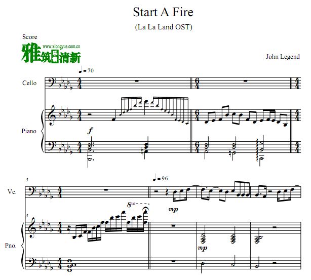 la la land - Start A Fireٸٺ