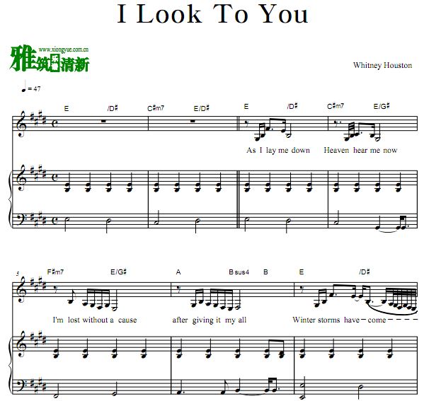Whitney Houston - I Look To Youٰ  