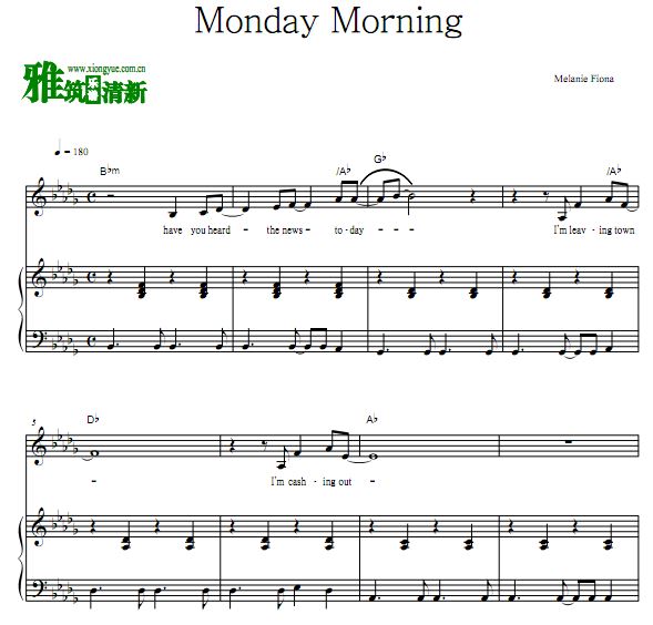 Melanie Fiona - Monday Morningٵ 