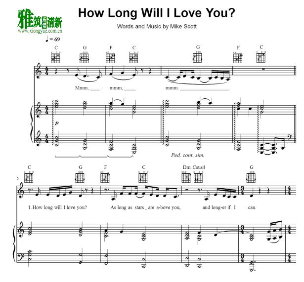 ellie goulding - how long will i love you  