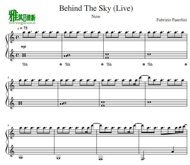 Fabrizio Paterlini - Behind The Sky