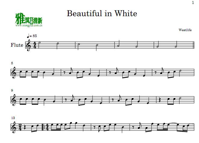 Beautiful in White 