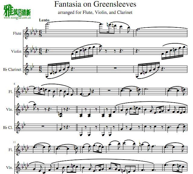 ӻ Fantasia on Greensleeves Сٵɹ