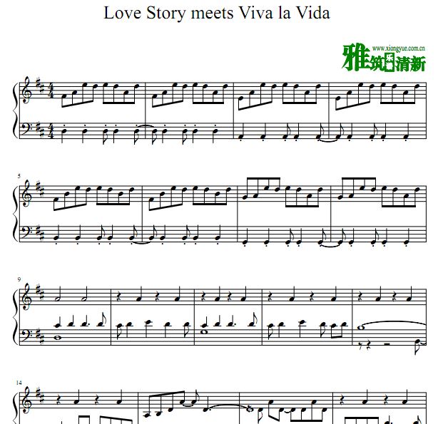 Love Story Meets Viva La Vida