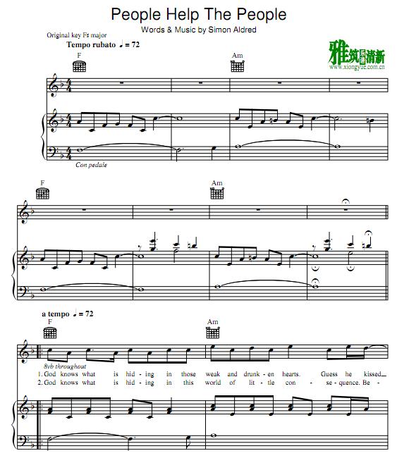 Birdy - People Help The People F ٰ