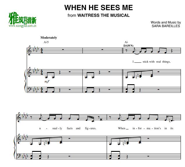 ŮдWaitress - When He Sees Meٰ