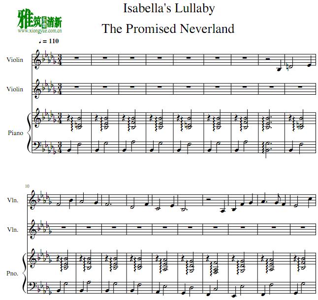 ԼλõThe Promised Neverland - Isabella's LullabyСһ