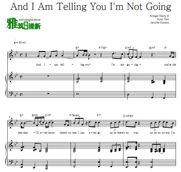 Jennifer Hudson - And I Am Telling You I'm Not Going ٰ