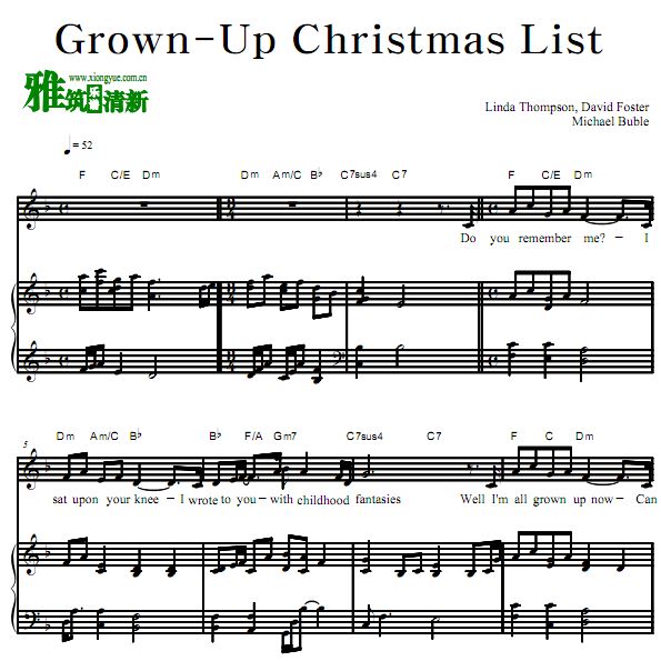 Michael Buble - Grown-Up Christmas List   