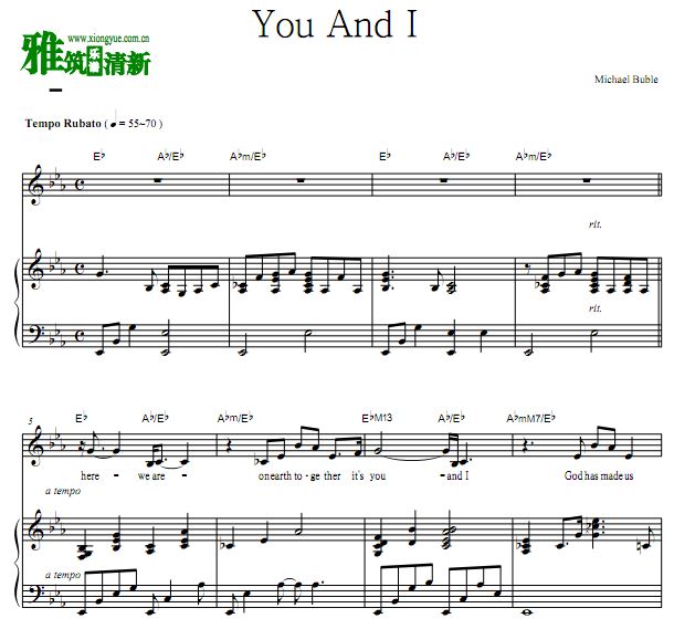 Michael Buble - You And Iٰ  