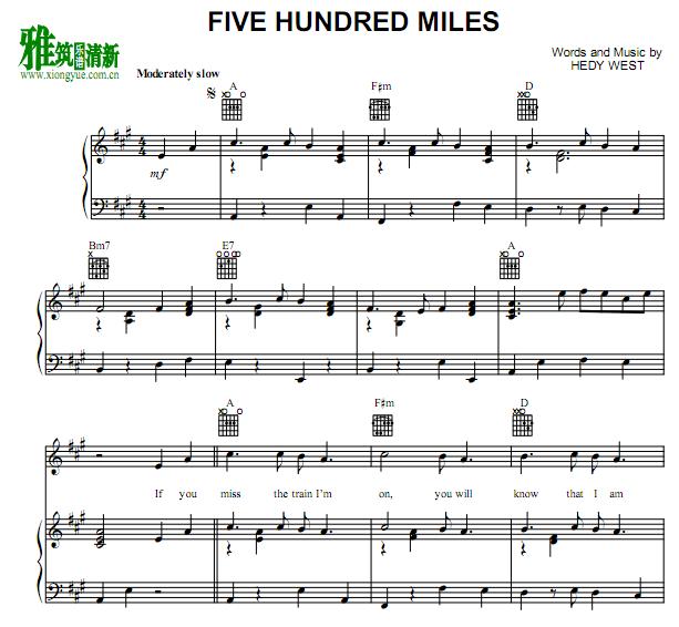 ATHE SEEKERS - Five Hundred Miles  