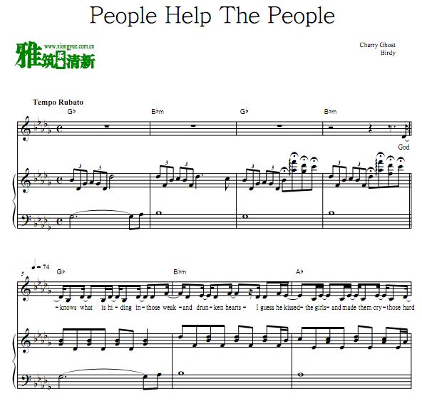 Birdy - People Help The Peopleٰ  