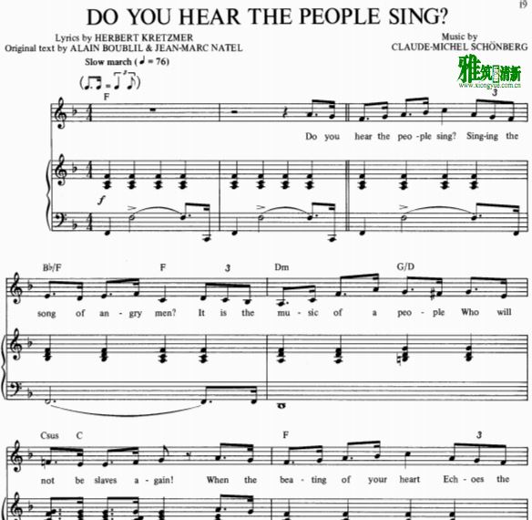  Do You Hear the People Sing ٰ