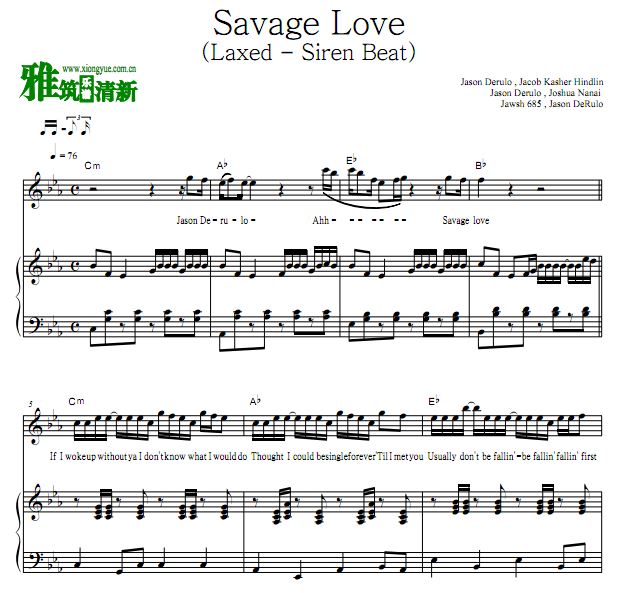Jawsh 685,Jason DeRulo-Savage Love ٰ 