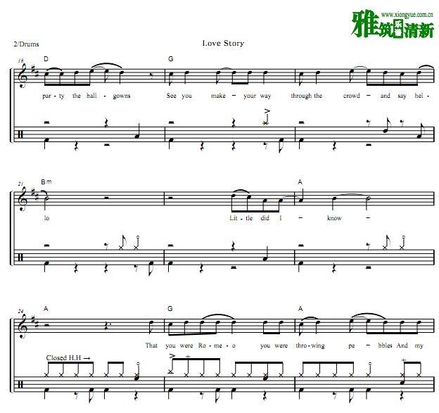 Taylor Swift - love story ӹ