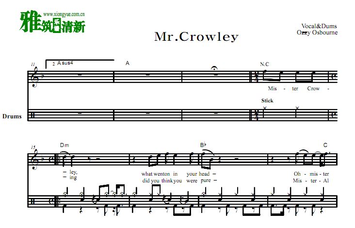 Ozzy Osbourne - Mr.Crowley