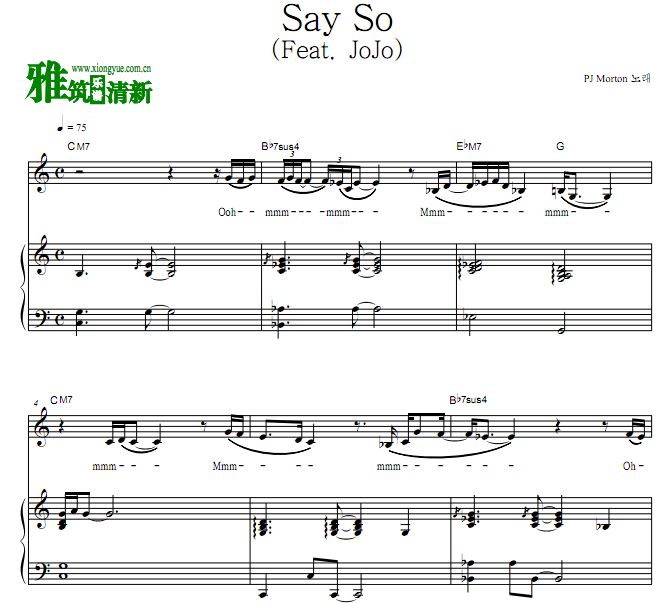 PJ Morton - Say So (Feat. JoJo)ٰ 