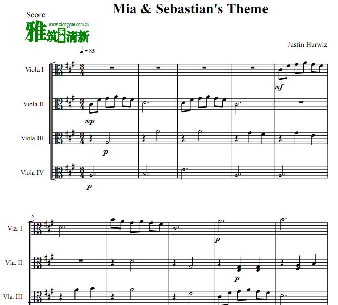 ֮ Mia & Sebastian's Theme
