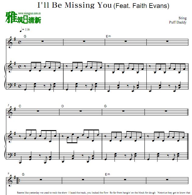 ţϵP. Diddy -  I'll be missing youٰ 