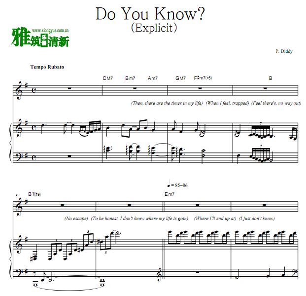 P. Diddyţϵ - Do You Know (Explicit)ٰ  