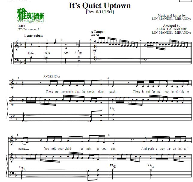 ܶ - It's Quiet Uptownٰ