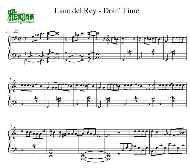 lana del rey - doin time������
