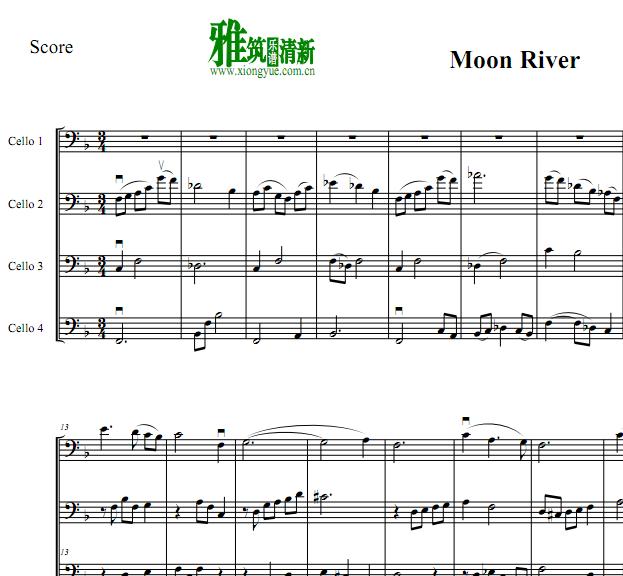 月亮河简谱_月亮河简谱歌谱(3)