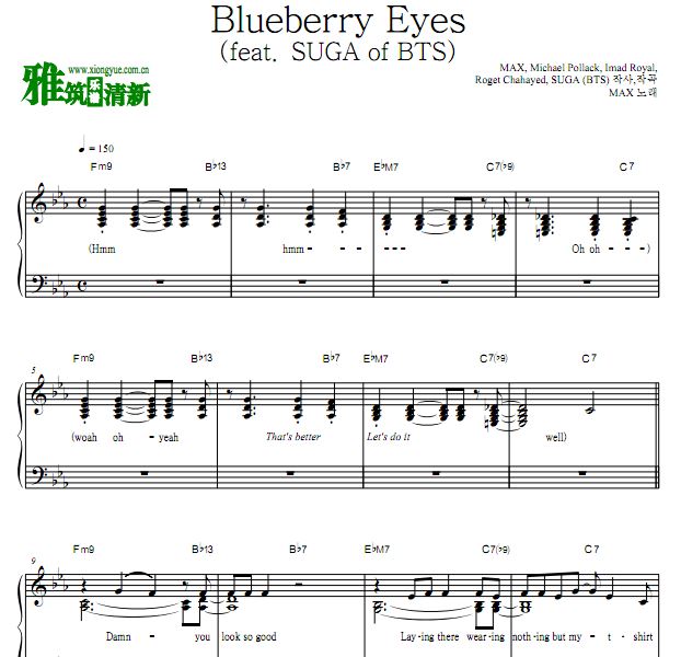 MAX - Blueberry Eyes (feat. SUGA of BTS)