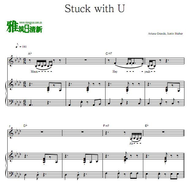 Ariana Grande,Justin Bieber - Stuck with Uٰ 