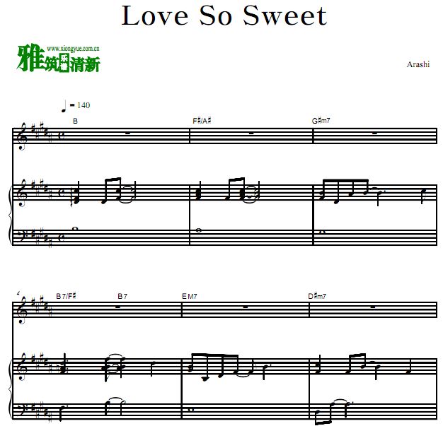 Arashi - Love so Sweetٰ 