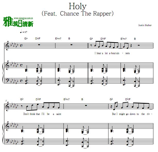 Justin Bieber - Holyٰ  