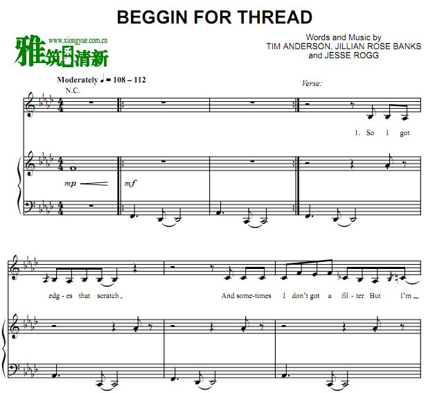 Banks - Beggin for Thread���ٰ����� ���� ����