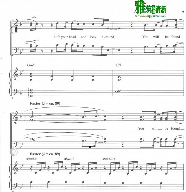 You Will Be Found  SATBϳٰ