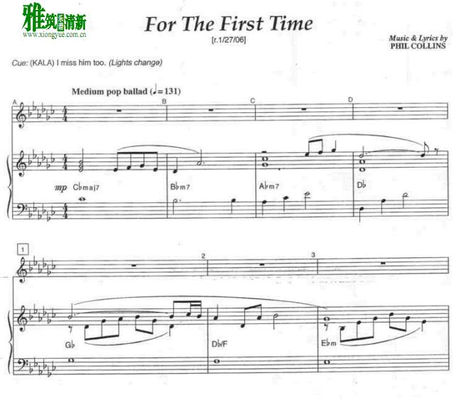 Գ̩ɽ-For The First Time  ٰ