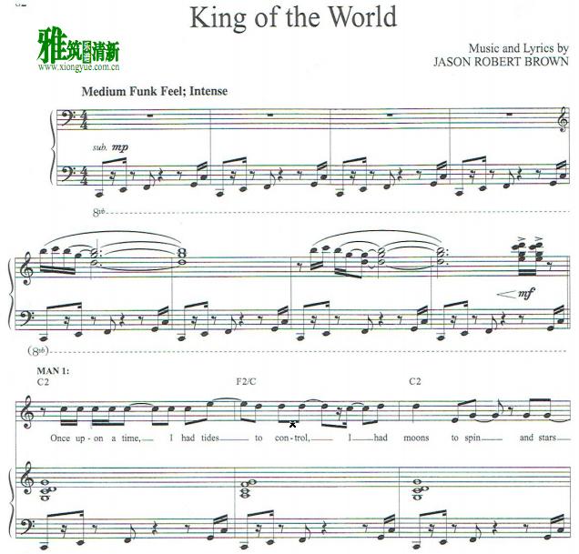 Songs for a New World - King of the Worldٰ