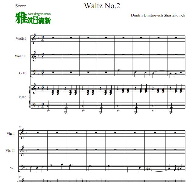 Ф˹ά ڶԲ waltz No.2˫Сٴٸٺ