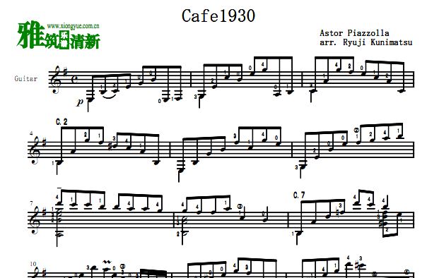 Piazzolla - Cafe 1930
