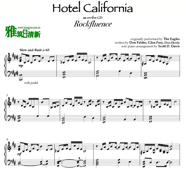 Scott d.davis - Hotel California ùݸ