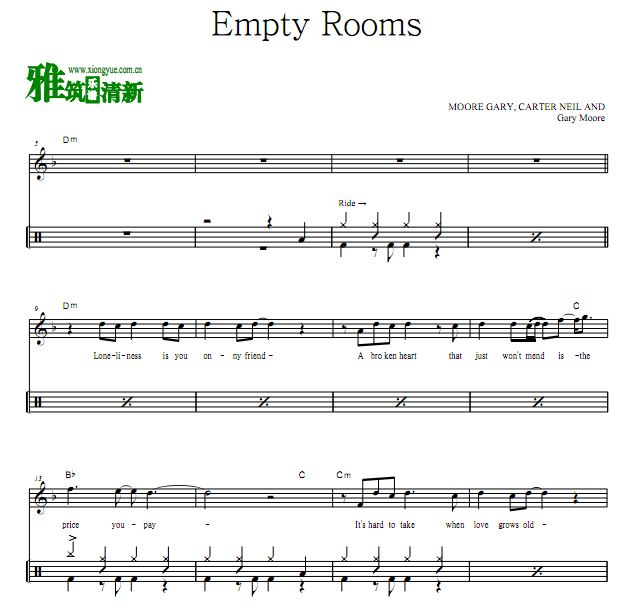 Gary Moore - Empty Rooms