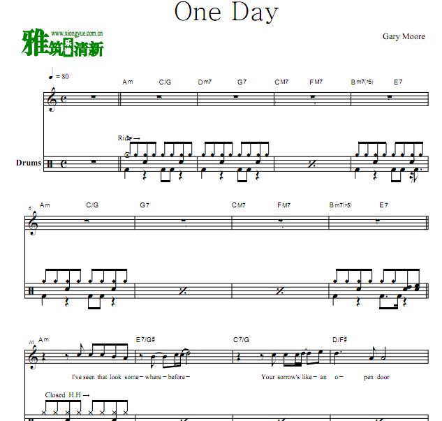 Gary Moore - One day